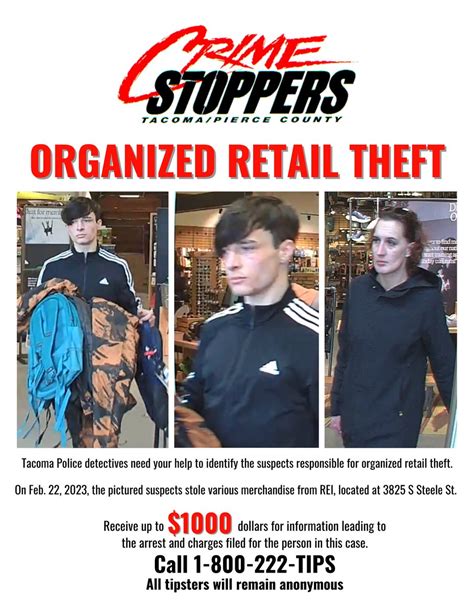 Do you recognize these suspects who are wanted for retail theft?