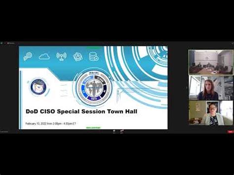 DoD CISO Special Session Town Hall February 10, 2024