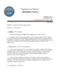 DoD Instruction 3020.41, December 20, 2011