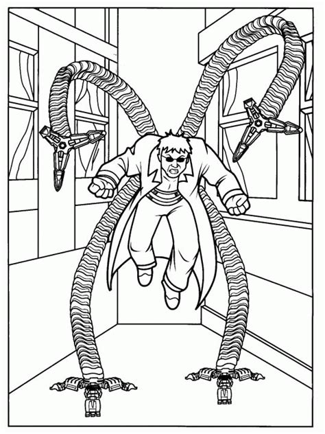 Doc Ock Coloring Pages Coloring Pages