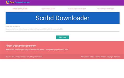 Docdownloader. DocDownloader memudahkan semua orang untuk mengunduh dokumen Scribd tanpa harus membuat akun di platform. Untuk menggunakan pengunduh Scribd ini untuk mengunduh dokumen, ikuti langkah-langkah yang diberikan di bawah ini-Kepala ke Scribd situs web di browser di PC Anda. Anda dapat melakukannya dengan mengklik ini link, … 