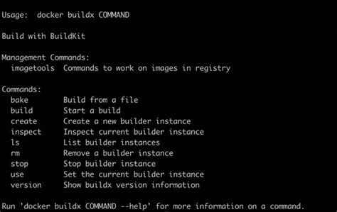 Docker buildx create builder. 0.  Apr 10, 2017 · As an example if I run a webapp...