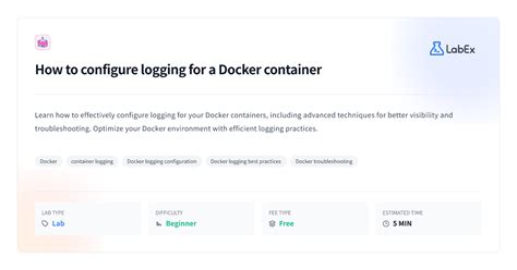Docker compose log level. Configure the default logging driver To configure the Docker ...