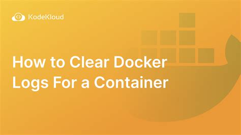 Docker desktop clear container logs.  With seamless integration into Docker Deskto...