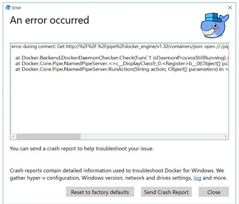 Docker is not running please start docker and try again. .  <a href=https://adva...