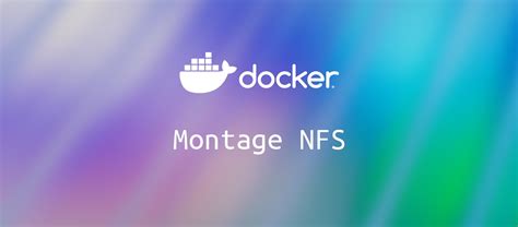 Docker mount nfs synology.  Docker is a platform designed to help developers...