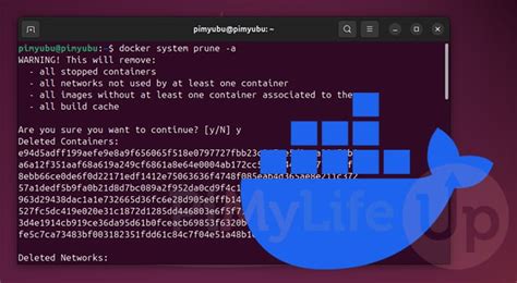Docker remove all containers prune.  Beyond volumes, clean up unused co...