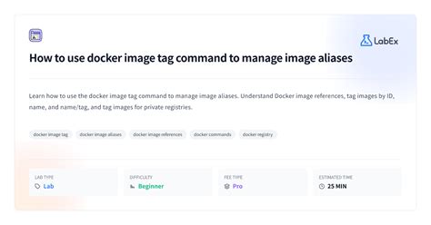 Docker tag command.  Nov 4, 2024 · Learn how to effectively use the Docker tag comm...