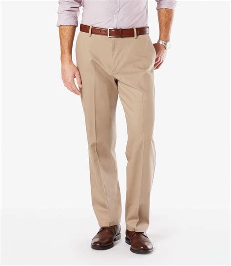Dockers - Relaxed Fit Signature Khaki Lux Cotton Stretch Pants D4 - Pleated. Color Steelhead. Low Stock. On sale for $49.99. MSRP $62.00.. 5.0 out of 5 stars 5 left in stock Dockers Relaxed Fit Signature Khaki Lux Cotton Stretch Pants D4 - Pleated $49.99 $62.00 (2) Dockers - Classic Fit Signature Khaki Lux Cotton Stretch Pants D3 - Pleated.. 