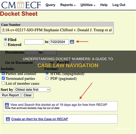 Docket number search nj. ) A docket number, and 2.  Click to access the Case Jacket.  Reg...