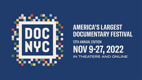 Docnyc - DOC NYC is a leading showcase of documentary films and filmmakers in theaters and online. The 12th edition will take place from November 10 to 18, 2021, with more details …