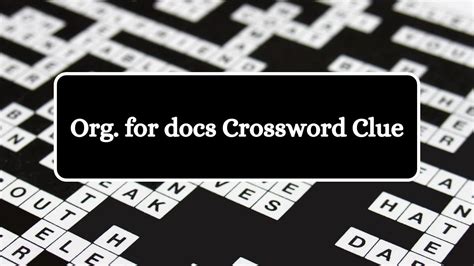 Dog docs Crossword Clue. The Crossword Solver