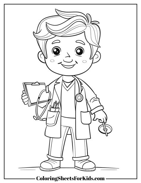 Doctor Coloring Shee