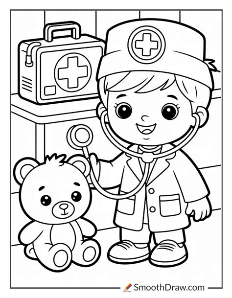 Doctor Coloring Sheets