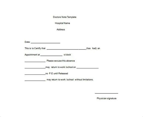Doctor Excuse Letters For Work Bangmuin Image Josh