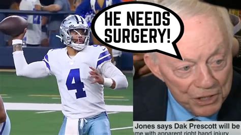 Doctor Explains Dak Prescott Thumb Injury and Surgery