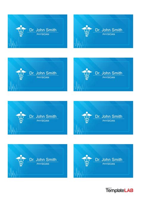 Doctor Name Tag Template