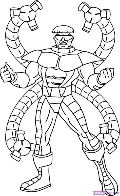 Doctor Octopus Coloring Pages