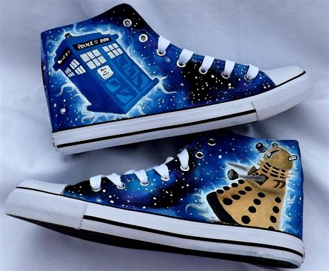 Doctor Who Shoes - Etsy UK