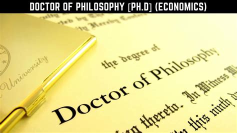 The Ph.D. program in economics trains highly qualified profes