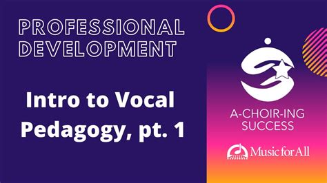 Through your course work, you will study vocal pedagogy theory 