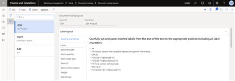 Document routing layout d365.  To enable screen reader support, press Ctrl+Alt+Z To learn abo...