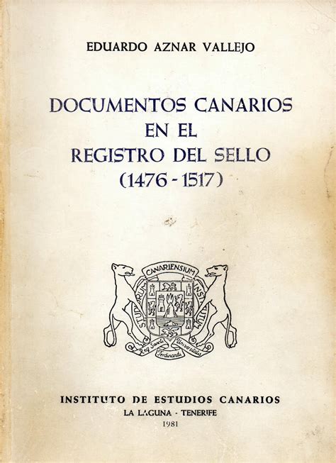 Documentos canarios en el registro del sello. - Mechanism design analysis synthesis volume 1 solution manual.
