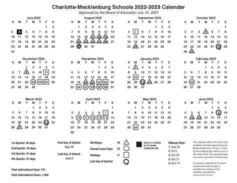 Documents/Forms / 22-23 Calendar - Charlotte Catholic