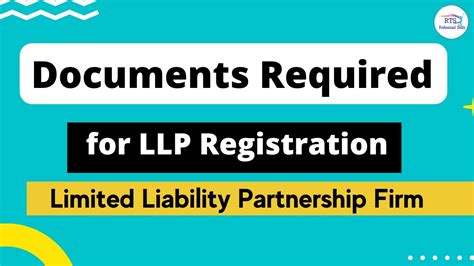 Documents Required for LLP Registration - IndiaFilings