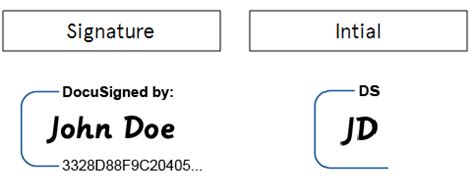 Docusign example signature.  Each example template below provides a description...