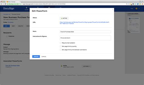 Docusign powerform recipients.  Eliminate document preparation time, and easily pull c...