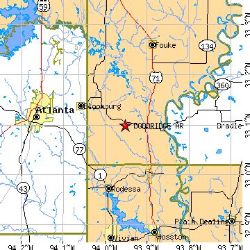 Doddridge, AR Map & Directions - MapQuest