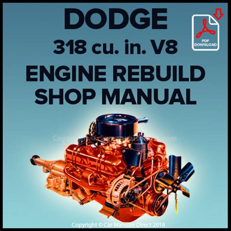 Dodge 318 v8 auto repair manuals. - Official vintage guitar magazine price guide.