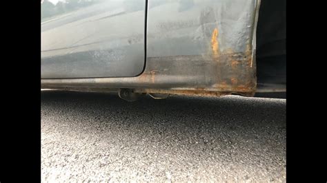 Dodge Caravan rust repair without welding - YouTube