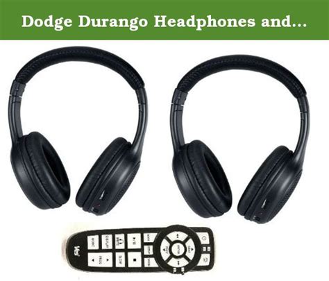 Dodge Durango Headphones 2008 , 2009, 2010 ,2011 , 2012, 2013, …