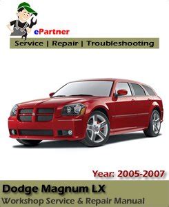 Dodge Magnum LX 2005 Service Repair Manual – PDF Download