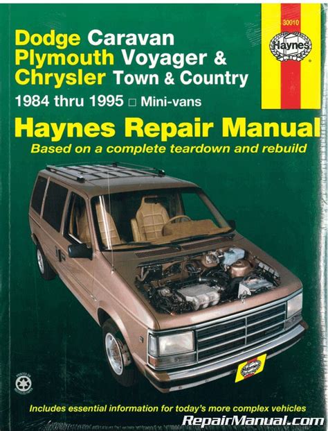 Dodge caravan plymouth voyger and chrysler town country repair manual 1984 thru 1995 mini vans. - Quantitative methods for business solution manual download.