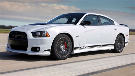 Key specs. Base trim shown. Sedan. Body style. 21. Combined MPG. 5. Seating capacity. 197.7” x 57.1” Dimensions. Rear-wheel drive. Drivetrain. View all 2014 Dodge Charger specs . Overview..... 