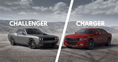 Dodge charger vs challenger. The Dodge Challenger Hellcat Redeye is a powerful and stylish muscle car that is sure to turn heads. With its 797-horsepower engine, it’s one of the most powerful cars on the marke... 