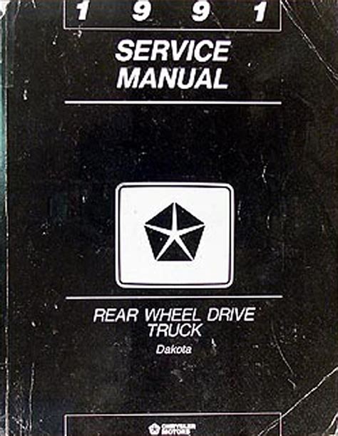 Dodge dakota 1991 repair service manual. - Sony tc 707 sd reel to reel tape recorder service manual.