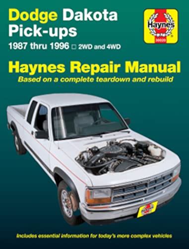 Dodge dakota pick ups automotive repair manual models covered dodge dakota models 1987 through 1996. - Math trailblazers grade 5 student guide.