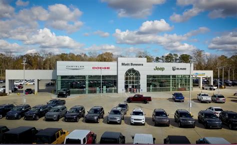 Fri 9:00 AM - 7:00 PM. Sat 9:00 AM - 7:00 PM. (225) 926-8800. https://www.mattbowerscdjr.com. Whether you are looking for a new or used Chrysler, Dodge, Jeep or Ram car, truck, or SUV you will find it at Matt Bowers CDJR. We have helped many customers in or near Baton Rouge, Zachary, Denham Springs, Prairieville …