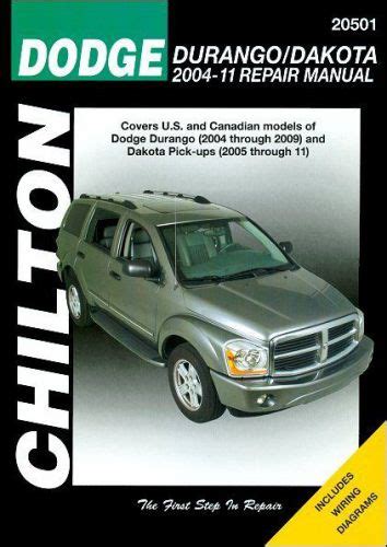 Dodge durango and dakota automotive repair manual 2004 2011. - Power system analysis saadat solution manual.