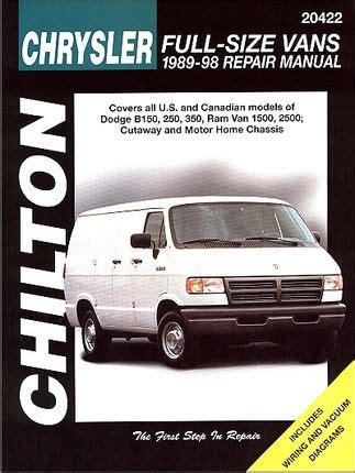 Dodge full size van 1989 1998 service repair manual. - Function of inline fuel injection pump manual.