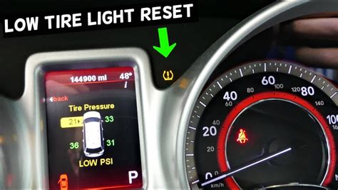 The Tire Pressure Monitoring System (TPMS) reset button on the Ram 1500 is located on the instrument panel below the steering wheel, near to where your left foot would go when driving. To activate it, press and hold down the TPMS reset button for at least three seconds. This will reset all four tires back to their factory-set pressures .... 