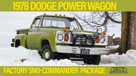 1980 Dodge Sno Commander 3/4 ton 4x4 360V8 plow truck - $5500. Up for sale is a 1980 Dodge "sno commander" this is a factory built plow truck equipped w/ a hydraulic Myers power angle plow assembly. These trucks were assembled w/ heavy duty components such as a 727 loadflight trans w/ cooler, temp warning light & stahl converter along w/ HD .... 