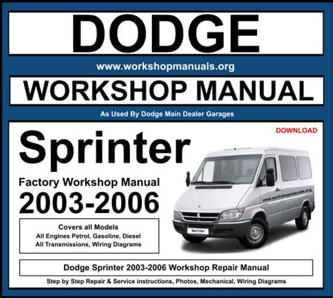 Dodge sprinter 2003 2006 workshop service manual. - Documentation basics a guide for the physical therapist assistant.