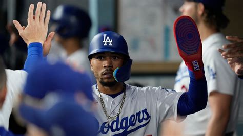 Dodgers’ Mookie Betts notches 105th RBI, most ever by a leadoff hitter