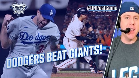 Dodgers beat Giants in NLDS 2024