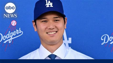 Dodgers officially introduce Shohei Ohtani
